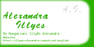 alexandra illyes business card